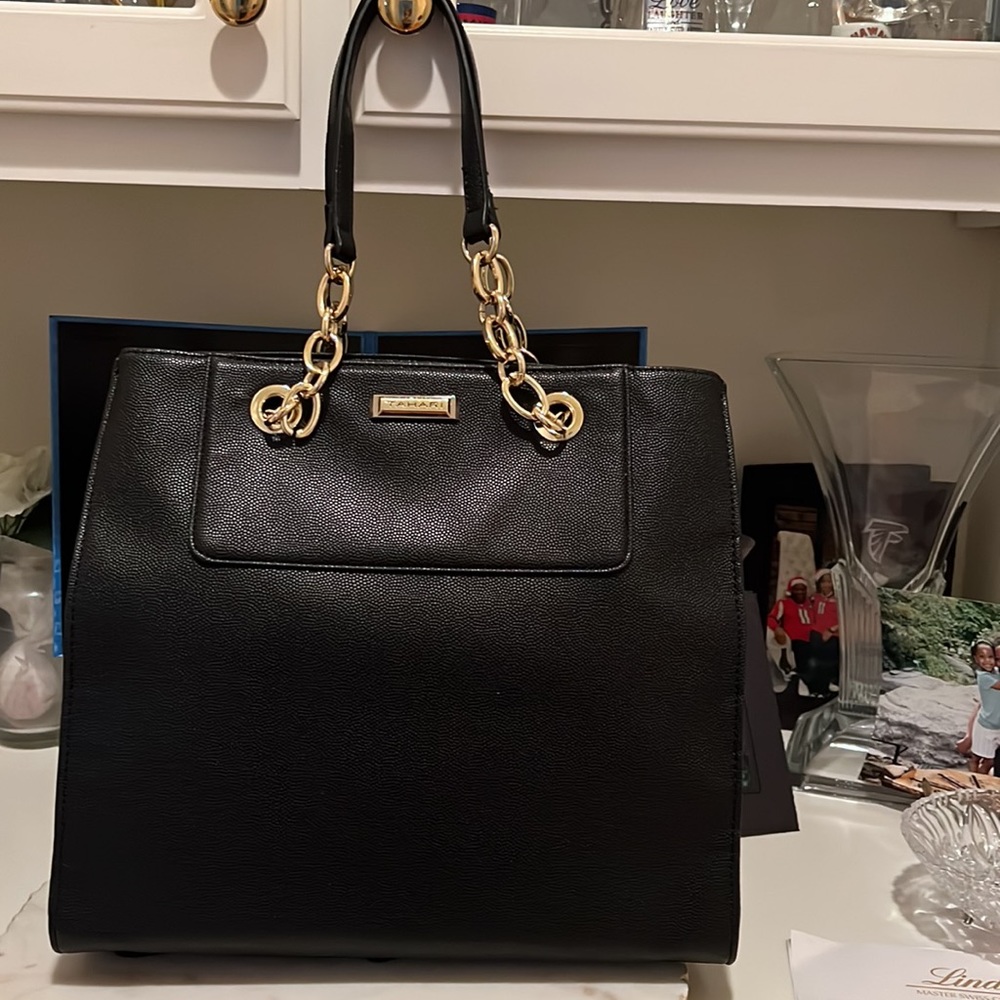 Tahari ladies large satchel handbag